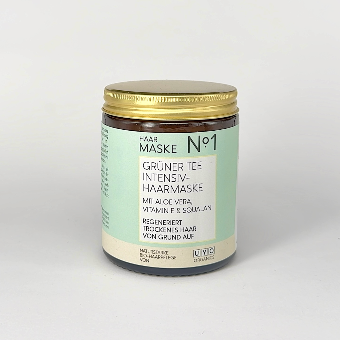 Bio-Intensiv-Haarmaske für normales bis trockenes Haar – Grüner Tee | uyo organics